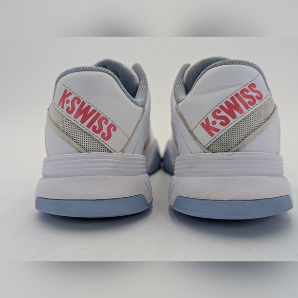 K-Swiss Court Pro Women's Size 9.5 / EU 41.5 White and Blue Cushioned Sneakers - Picture 14 of 17